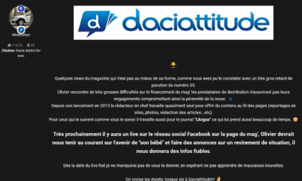 Daciattitude en difficulté : quel avenir pour le magazine des fans de Dacia ?