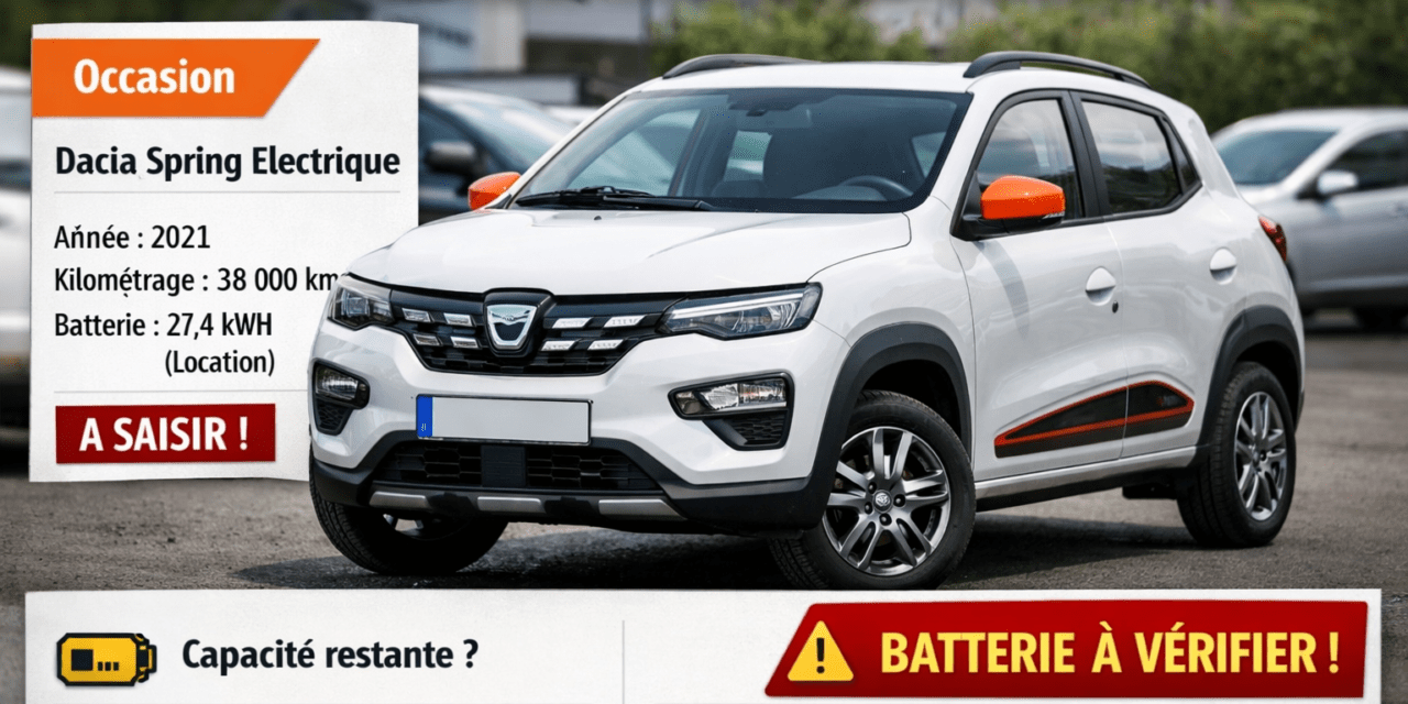 Spring d’occasion : attention à la batterie