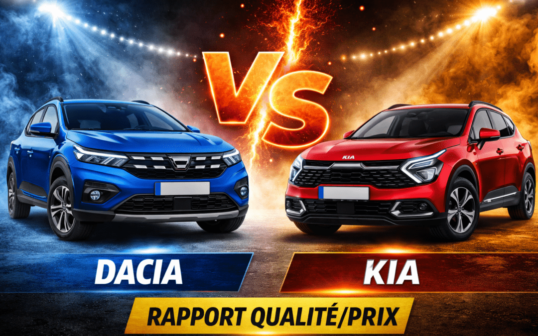 Dacia vs Kia : rapport qualité/prix