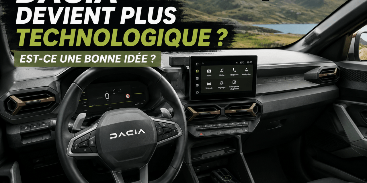 Dacia devient plus technologique : est-ce une bonne idée ?