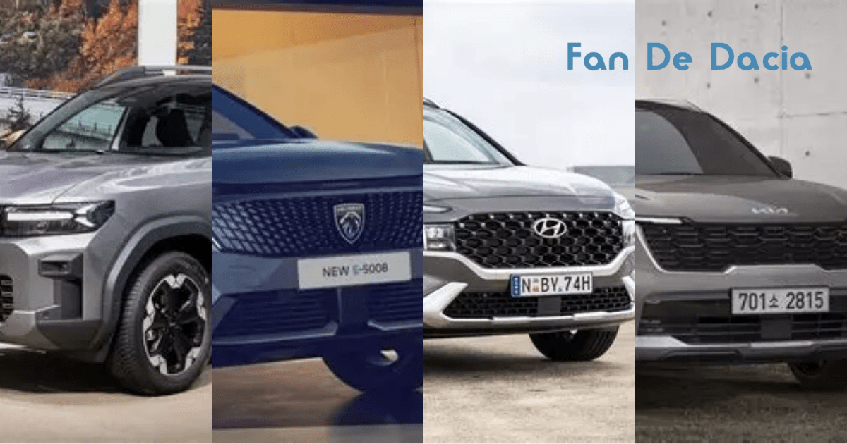 Dacia Bigster vs Peugeot 5008, Hyundai Santa Fe et Kia Sorento : le futur SUV familial ?