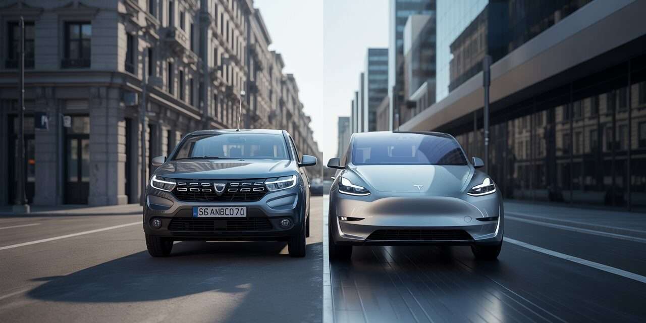Dacia contre Tesla : deux marques opposées, mais laquelle comprend vraiment les automobilistes ?